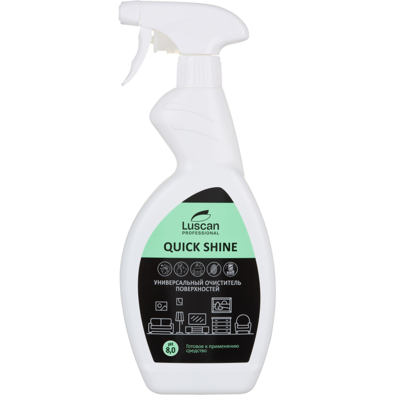 Профхим интерьер д/уборки-поверх Luscan Prof/Quick Shine, 0.5л_т/р