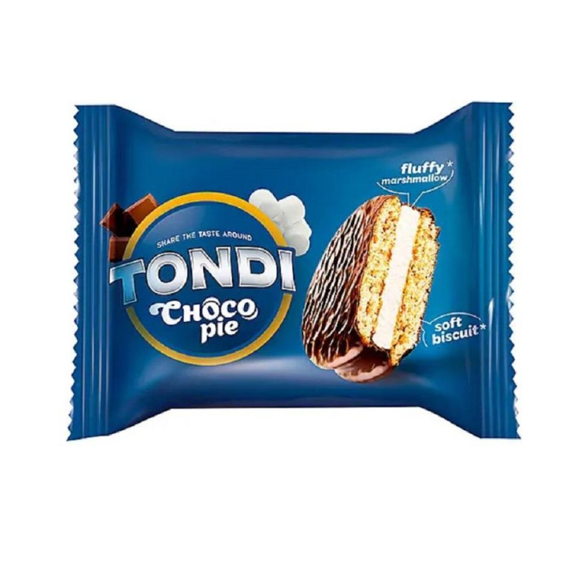 Печенье Пирожное в глазури Tondi Choco Pie, 2.13кг/уп (РВВ606)