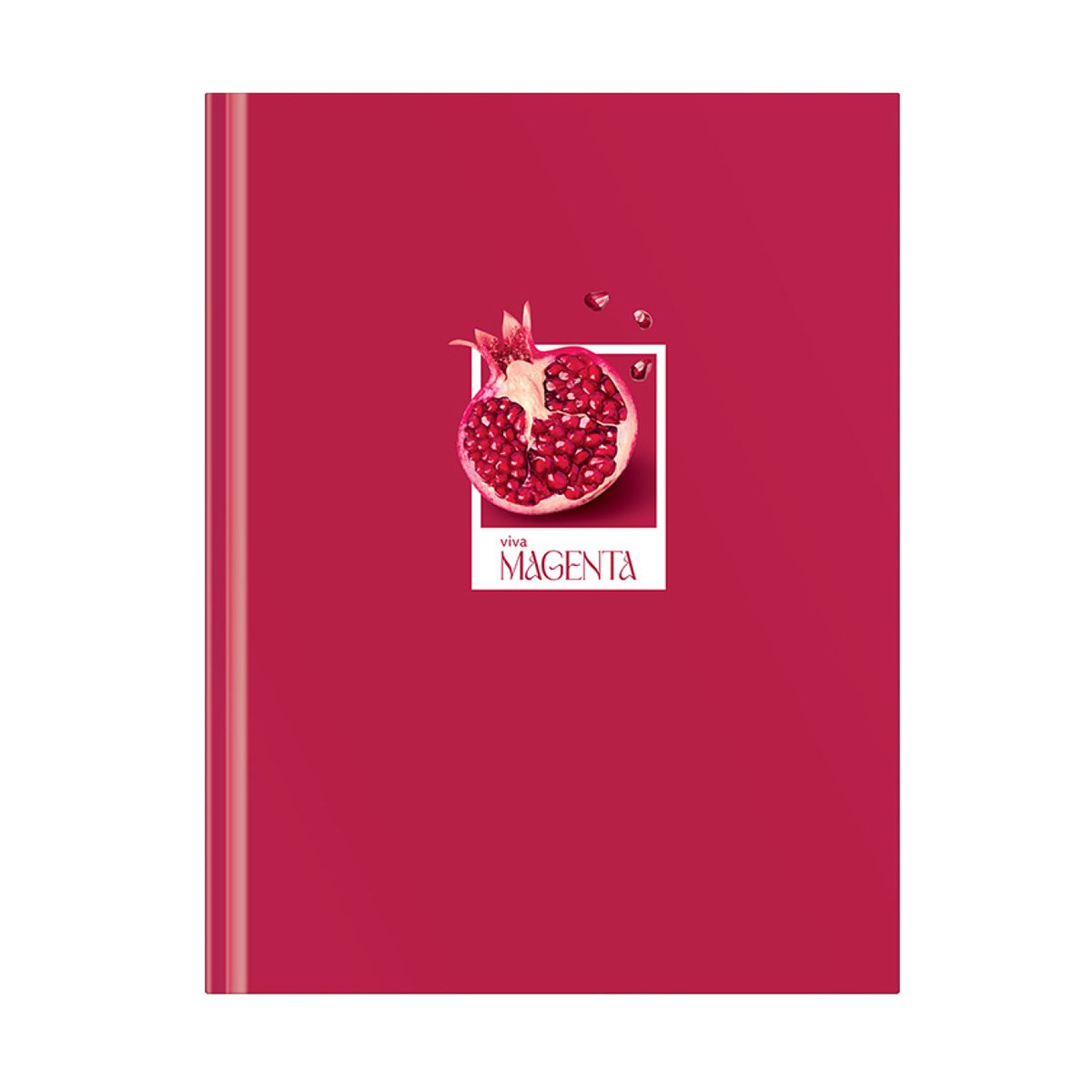 Бизнес-блокнот А5, 80л., евроформат, BG «Viva magenta», soft-touch ламинация