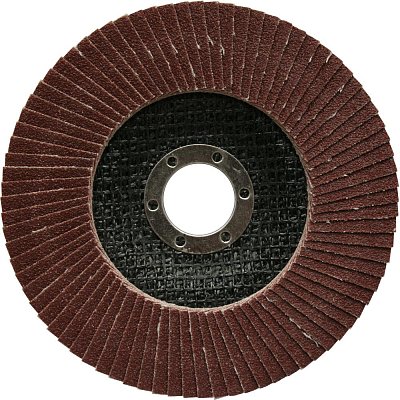 Круг лепестковый торцевой ПРАКТИКА Профи d125×22.2мм, Р80, КЛТ1 (032-379)