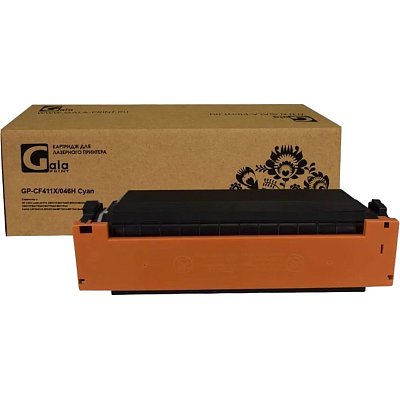 Картридж лазерный GalaPrint CF411X/046H C гол. пов. емк. для Canon MF735/734