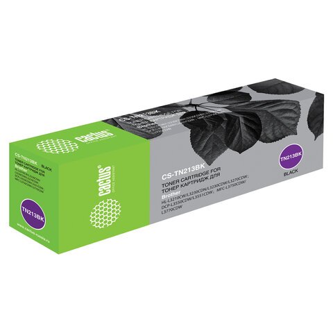 превью Картридж лазерный CACTUS (CS-TN213BK) для Brother HL 3230/DCP3550/MFC3770, черный, ресурс 1400 страниц
