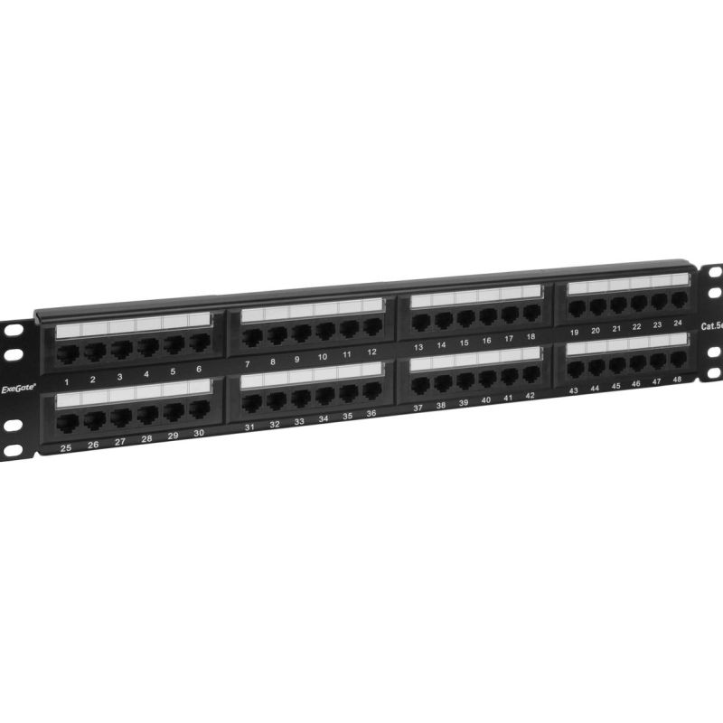 превью Патч-панель ExeGate EPP3-19-48-8P8C-C5e-110D, 48 port, cat.5e