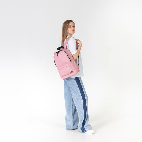 Рюкзак HEIKKI POSITIVE (ХЕЙКИ) универсальный, карман-антивор, Pink, 42×28х14 см