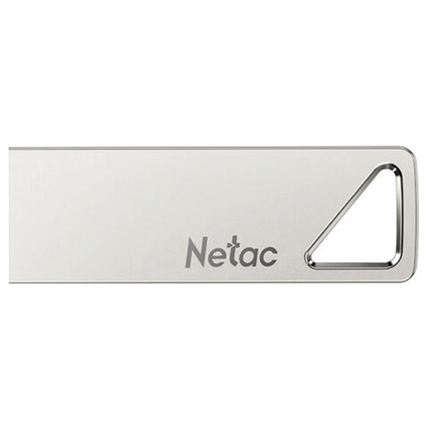 превью Флеш-диск 16GB NETAC U326, USB 2.0, металлический корпус, серебристый-20PN