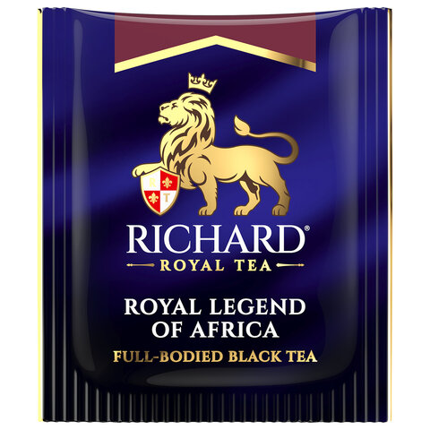 Чай RICHARD «Royal legend of Africa» черный, 100 пакетиков в конвертах по 2 г