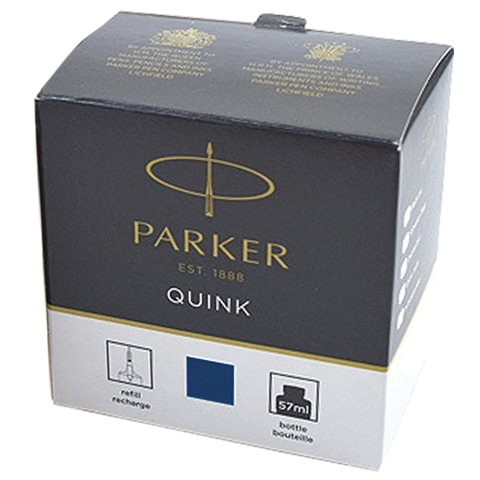 Чернила Parker Quink синие 57 мл (в стеклянном флаконе)