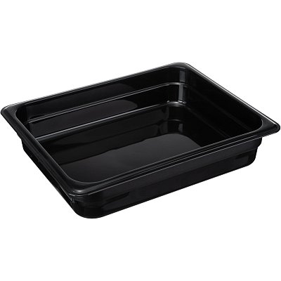 Гастроемкость Restola полипропилен GN 1/2 325×265х65 мм черная, 422107413