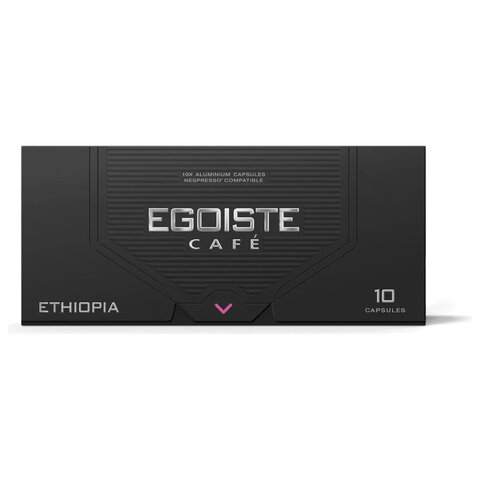 Кофе в капсулах EGOISTE «ETHIOPIA» для кофемашин Nespresso, 10 порций, арабика 100%, ФРАНЦИЯ