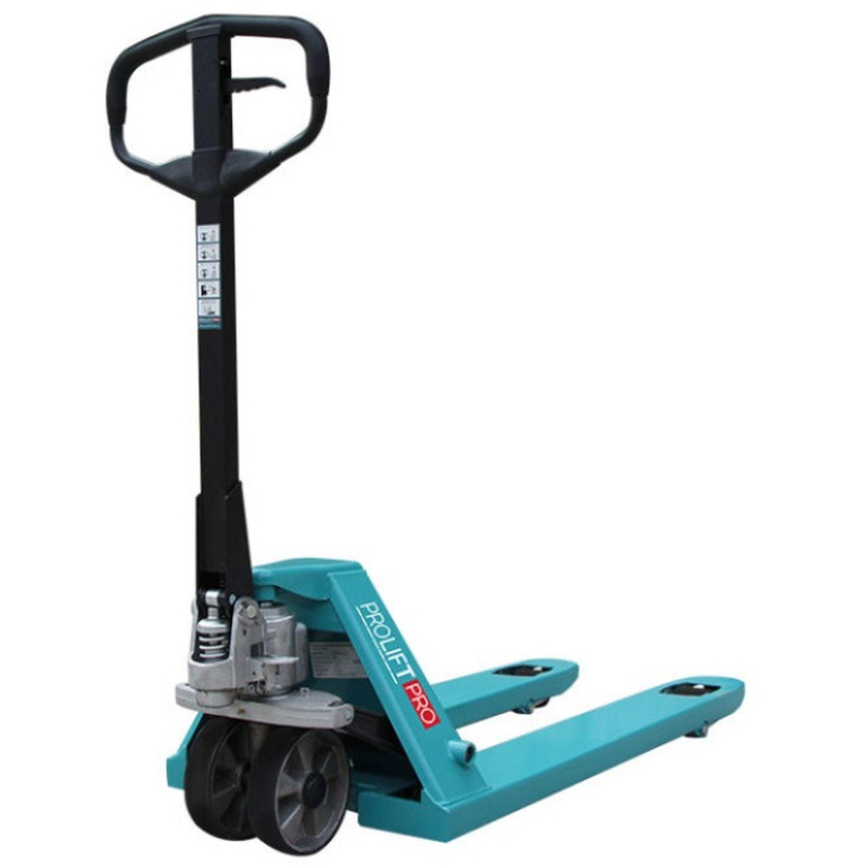 превью Тележка гидравлическая RT25-1150×550-P/P, PROLIFT PRO RT25, г/п 2500кг Бирюз