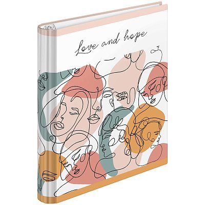 Тетрадь на кольцах А5, 120л., 7БЦ, ArtSpace «Стиль. Love and hope», глянцевая ламинация