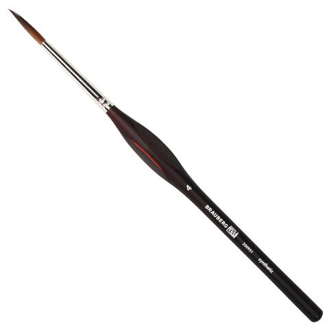 Кисти художественные набор 12 шт., синтетика, BRAUBERG ART CLASSIC, ЭРГОНОМИЧНЫЕ