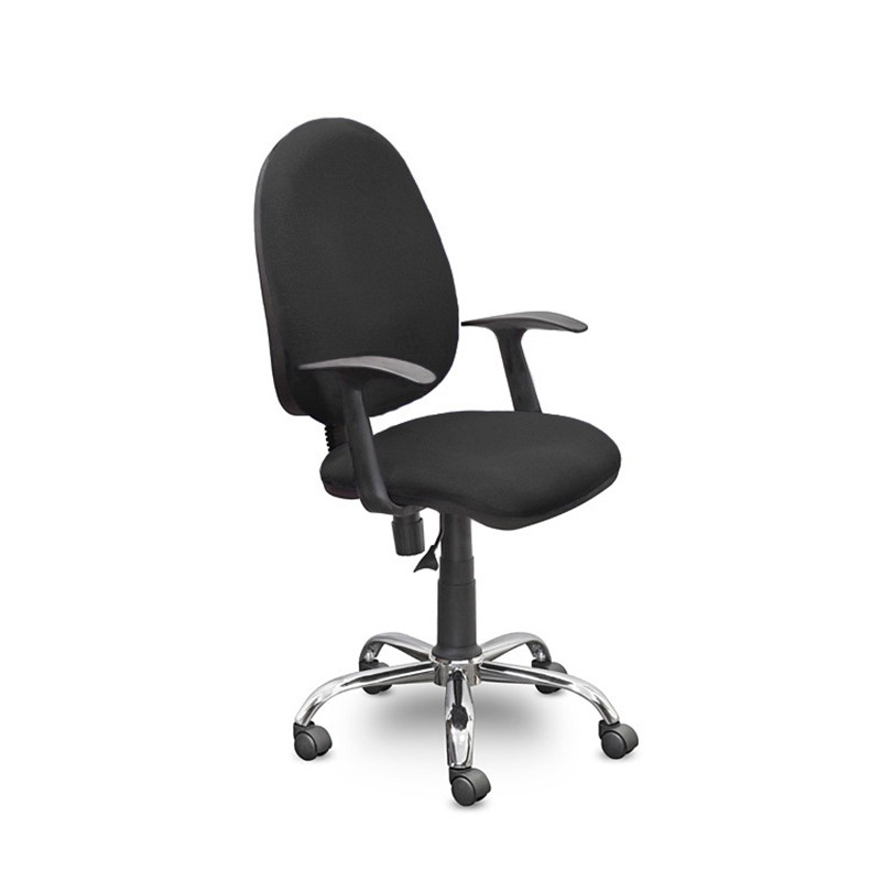 превью Кресло офисное Easy Chair 223 PC черное (ткань/хром)