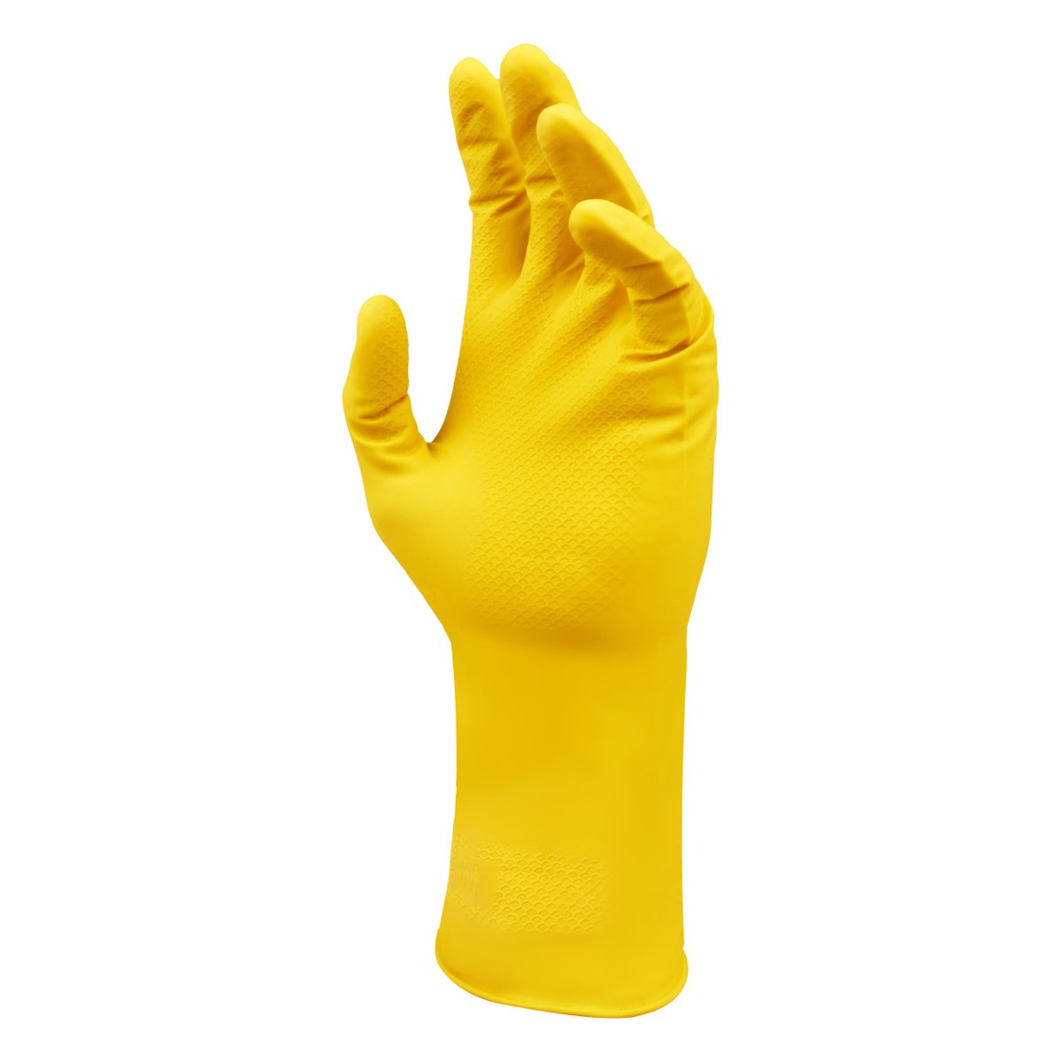 Перчатки резиновые хозяйственные OfficeClean Универсальные, р. М, желтые, пакет с европодвесом