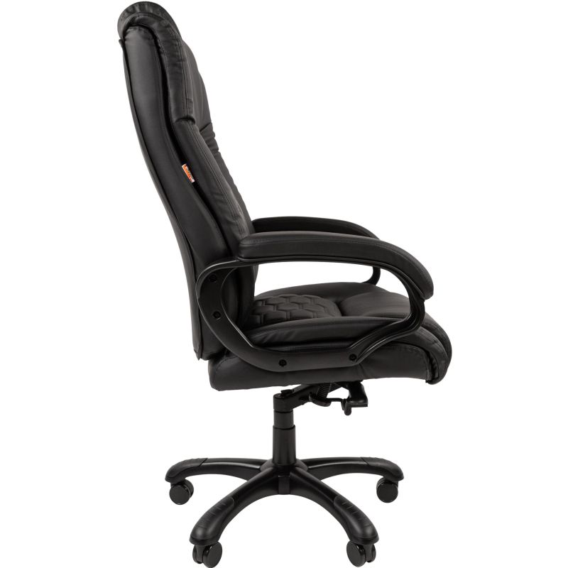 Кресло VT_EChair-641 TPU к/з черный, пластик черный