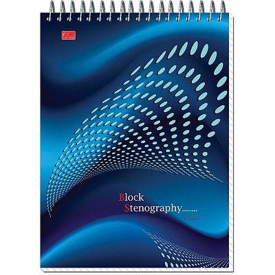 Блокнот Stenography (спираль, клетка, A5, 60 страниц)