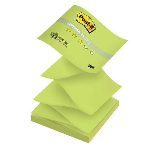 Блок-кубик Post-it Optima Z-блок R330-ONG весна 100 л.