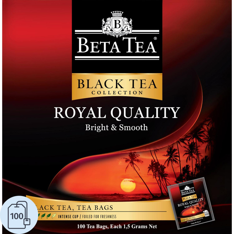 превью Чай Beta Tea Королевское качество черный 1.5гx100пак