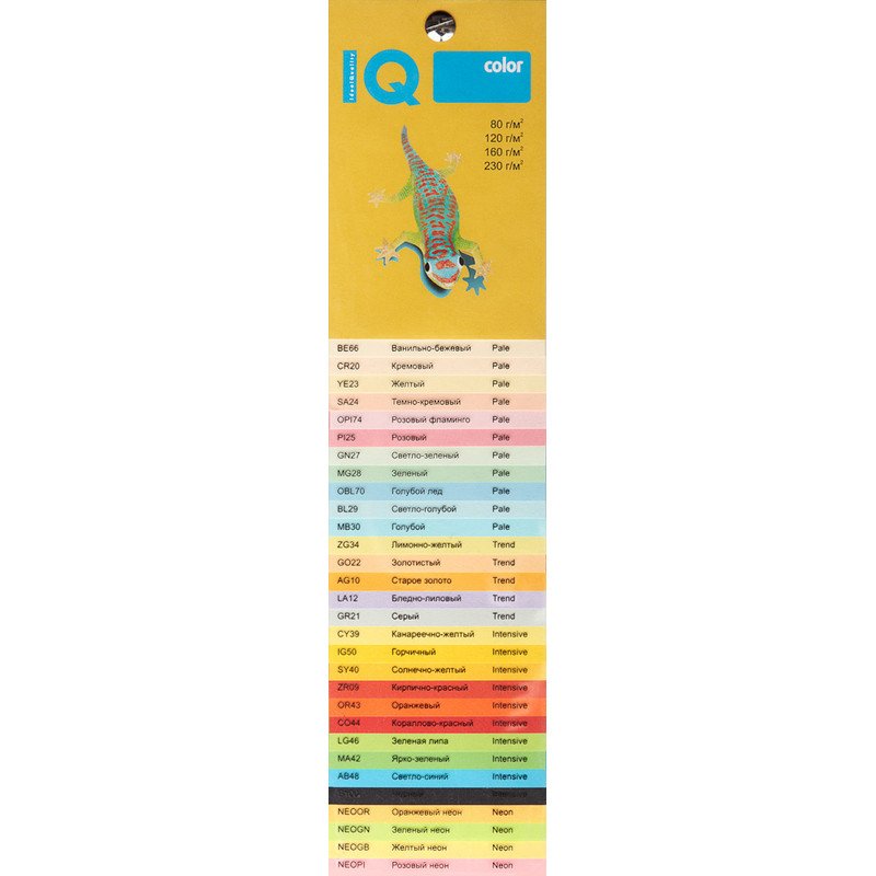 Бумага цветная для офисной техники IQ Color (А3, 80 г/кв.м, PI25-розовый, 500 листов)