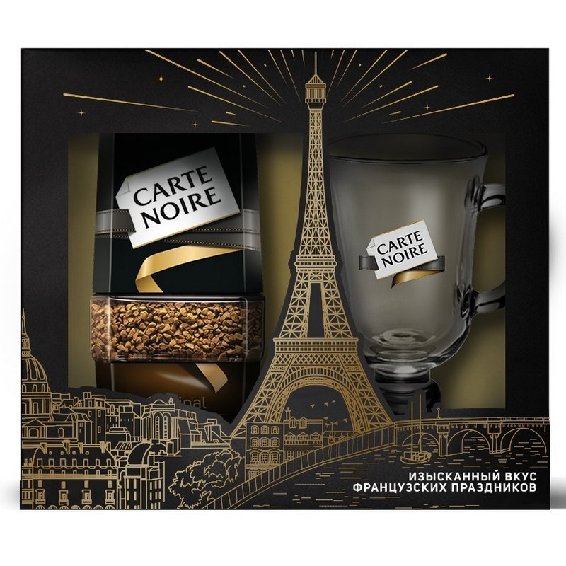 превью Кофе растворимый Carte Noire 95 г + стакан (промоупаковка)