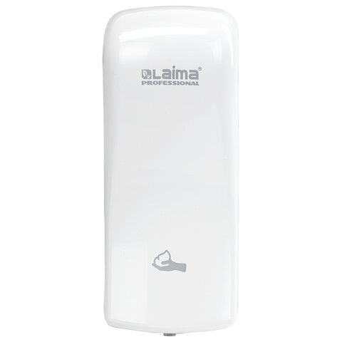 Диспенсер для жидкого мыла-пены LAIMA PROFESSIONAL ORIGINAL, НАЛИВНОЙ, 0.8 л, белый, ABS-пластик, 605776