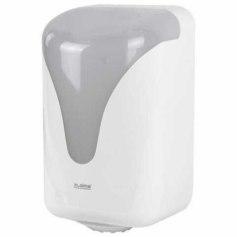 Диспенсер для полотенец с центральной вытяжкой LAIMA PROFESSIONAL ULTRA, (M1/M2), белый, ABS, 607766