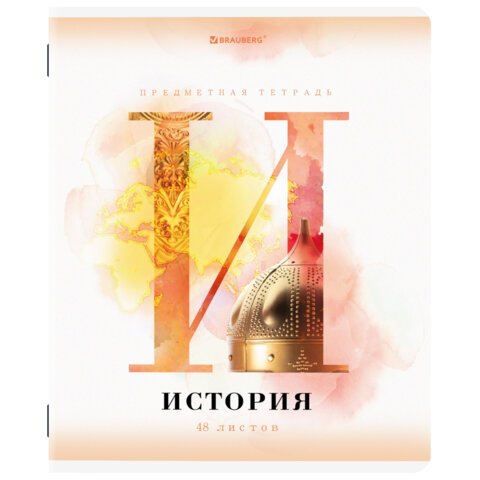 Тетради предметные, КОМПЛЕКТ 12 ПРЕДМЕТОВ, 48 л., матовая ламинация, лак, BRAUBERG, «CALM»