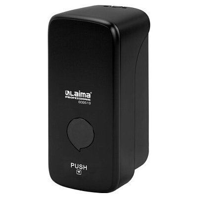 Дозатор для жидкого мыла LAIMA PROFESSIONAL PREMIUM BLACK, НАЛИВНОЙ, 1 л, черный, ABS-пластик