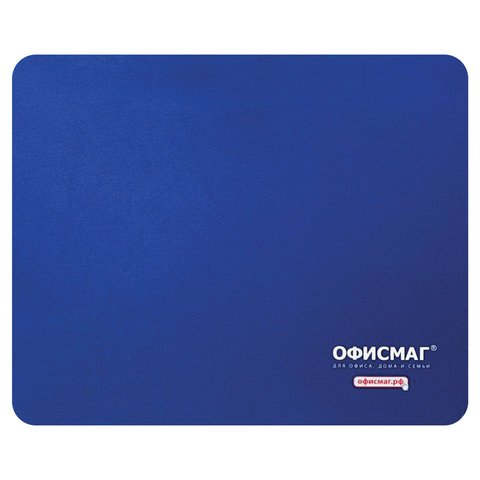 превью Коврик для мыши ОФИСМАГ, резина+ткань, 220×180х3 мм