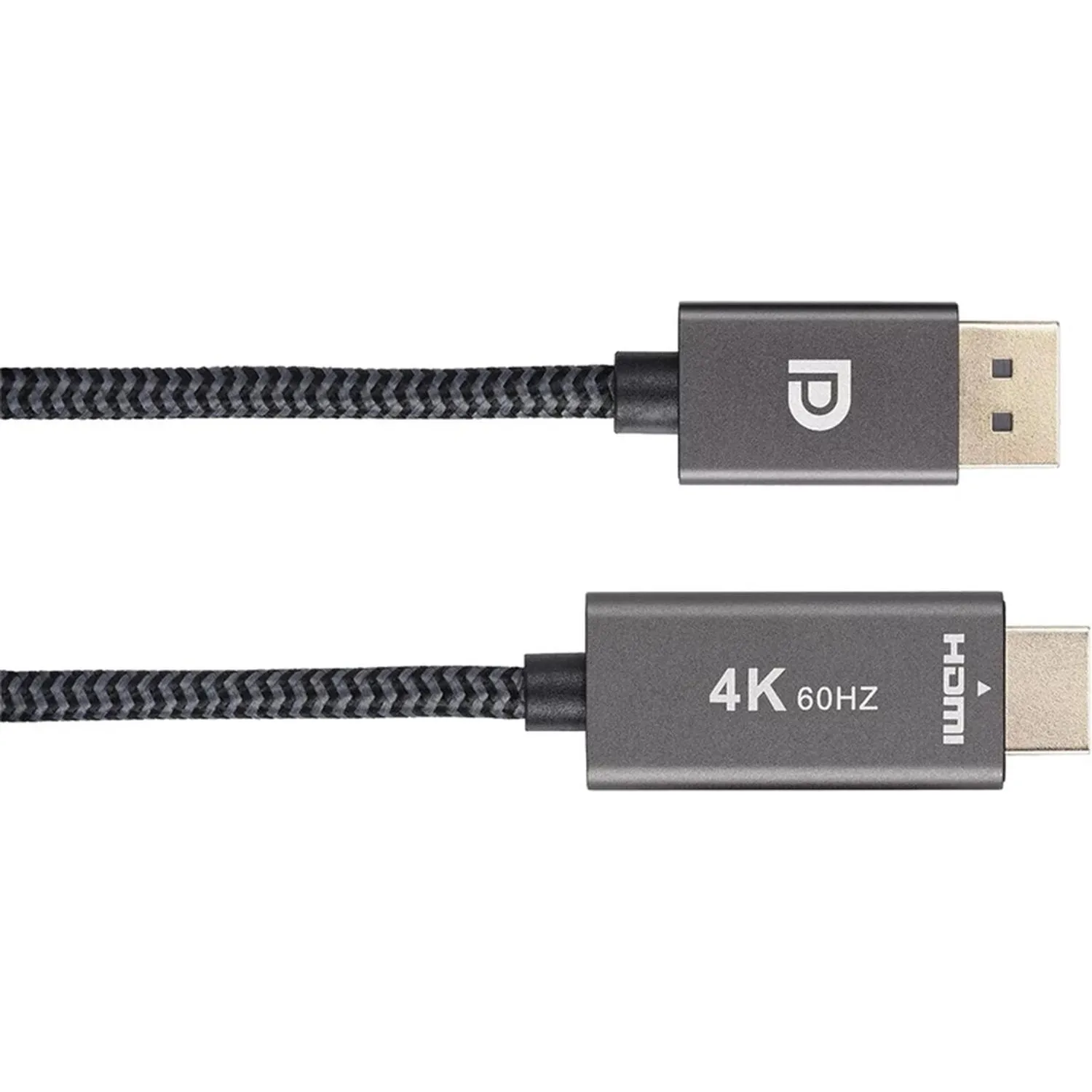 Кабель Telecom (TA561M-1.8M) DisplayPort M- HDMI M 4K@60Hz 1.8m оплетка