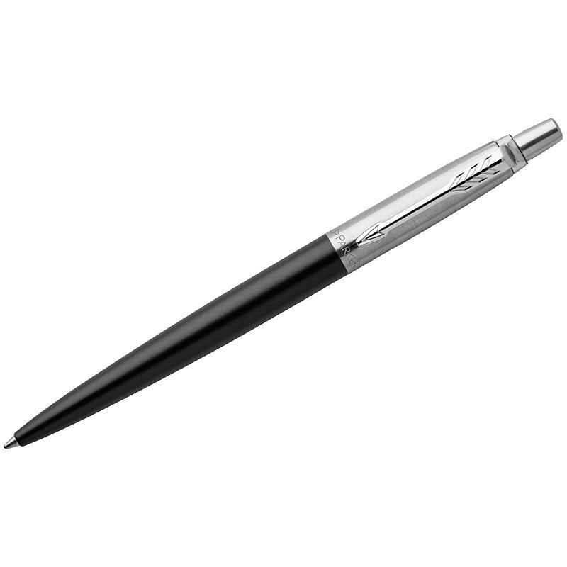 Ручка шариковая Parker Jotter цвет чернил синий цвет корпуса черный (артикул производителя 1953184)
