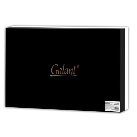 Настольный набор из экокожи GALANT «President», 7 предметов («гладкая кожа», черный)