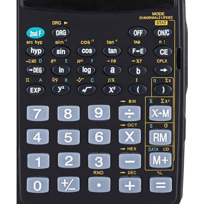 Калькулятор научный Deli 1711 8+2-разрядный 56 функций 120×72×12 мм