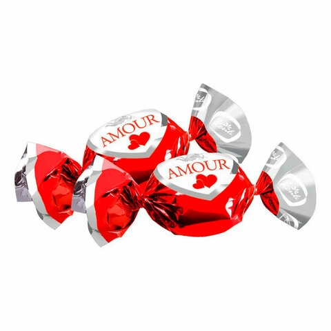 Конфеты глазированные KONTI «Amour» из мягкой нуги и карамели, 150 г