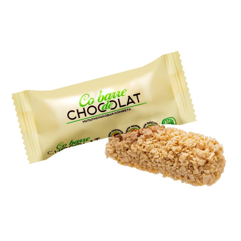 превью Конфеты Co barre de Chocolat мультиз. с белой кондитерской глаз., 1кг