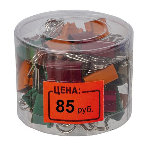 Этикет-лента «Цена», 35×25 мм, красная, комплект 5 рулонов по 250 шт., BRAUBERG