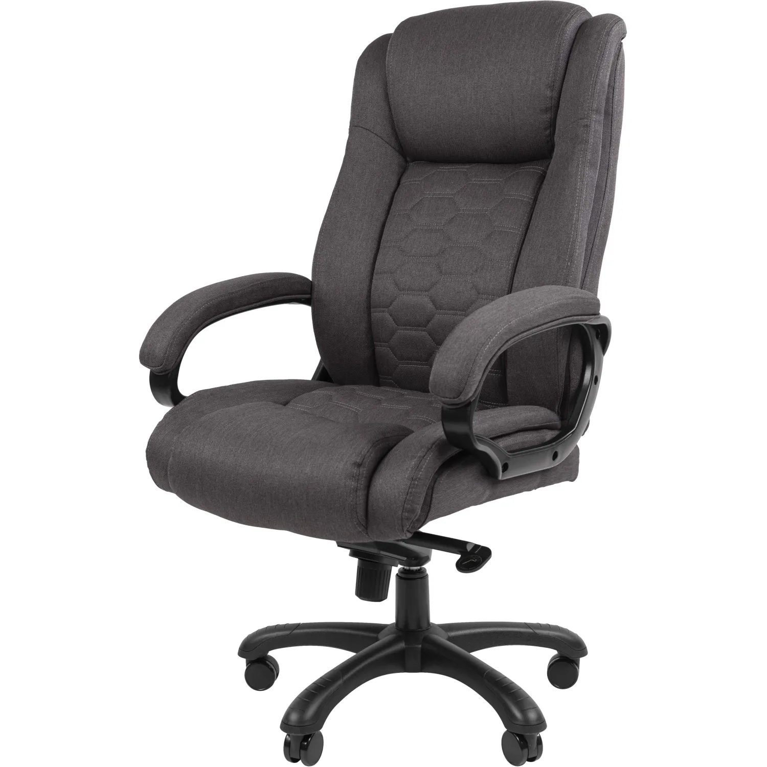 Кресло для руководителя Комус Мебель (Easy Chair) Easy Chair 641 серое (ткань, пластик)