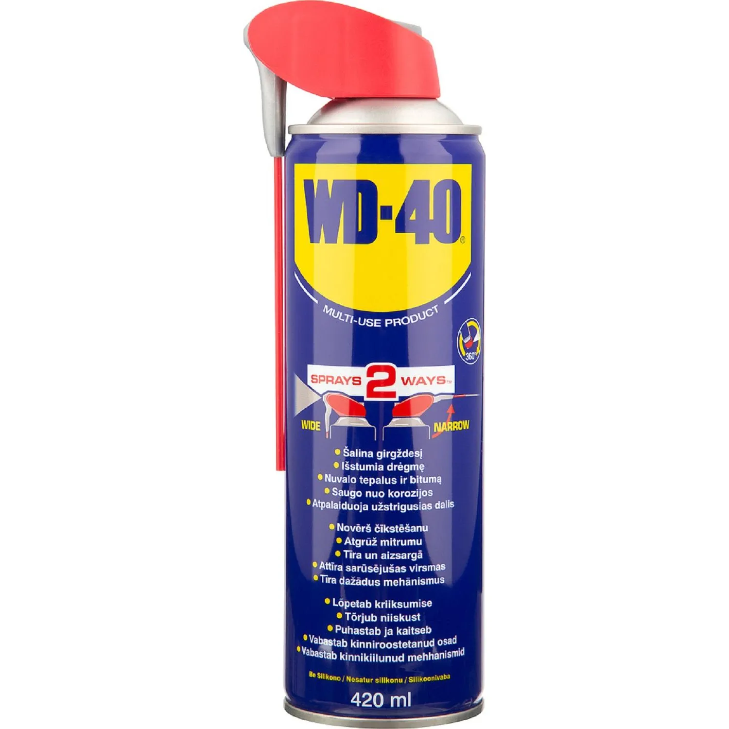 превью Смазка универсальная с трубочкой WD-40 аэрозоль 420 мл (49425)