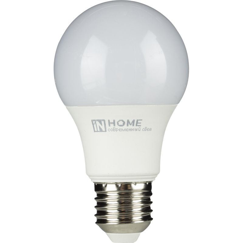 Лампа светодиодная LED-A60-VC 10Вт 230В Е27 6500К 950 Лм IN HOME