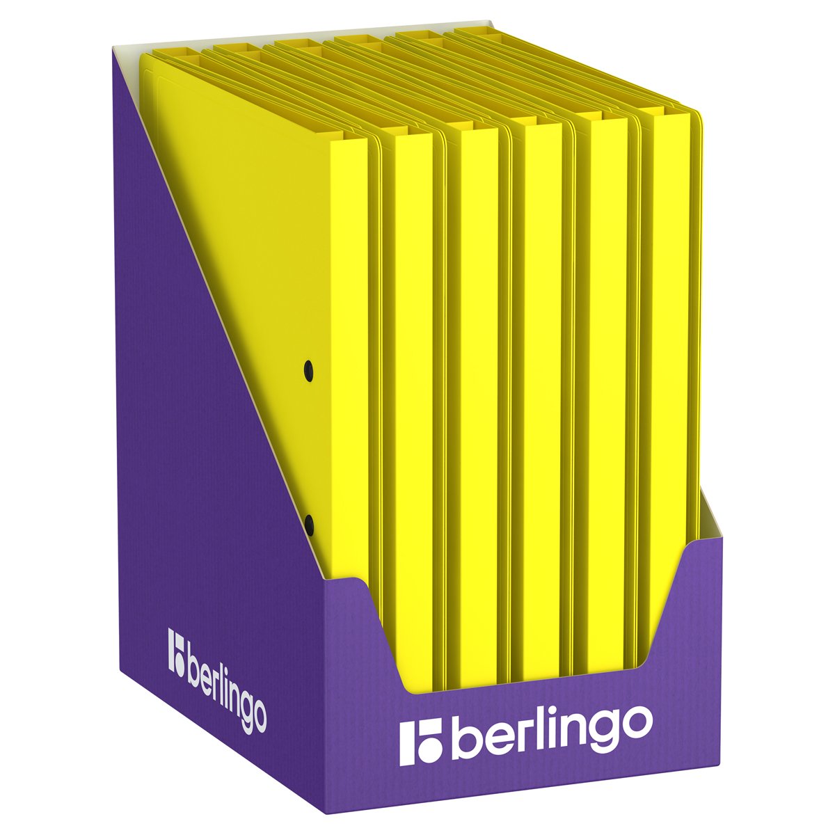 Папка с зажимом Berlingo «Soft Touch» А4, 17мм, 700мкм, желтая, с внутр. карманом