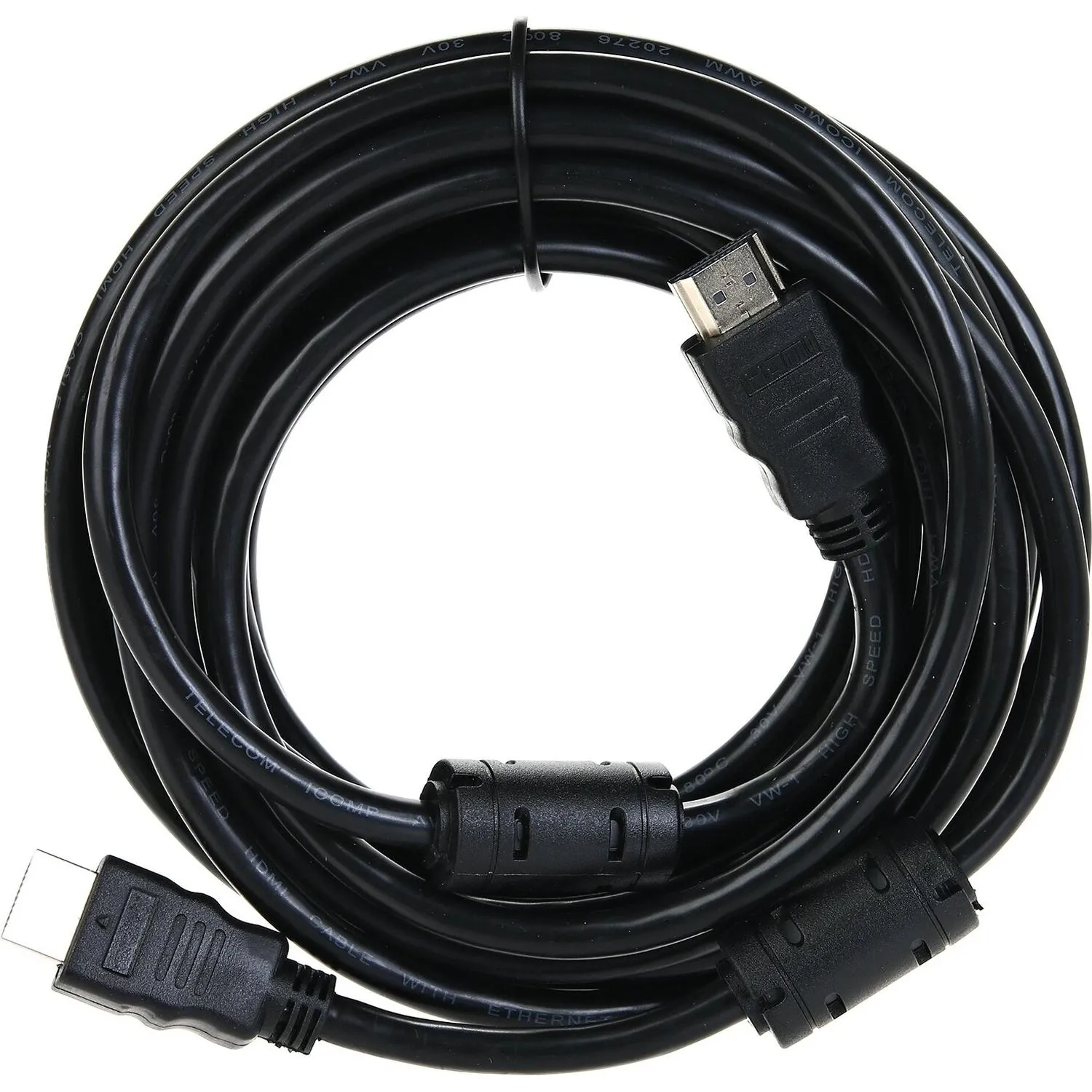 Кабель HDMI-19M - HDMI-19M ver 2.0+3D/Ethernet, 7.5m Telecom TCG200F-7.5M