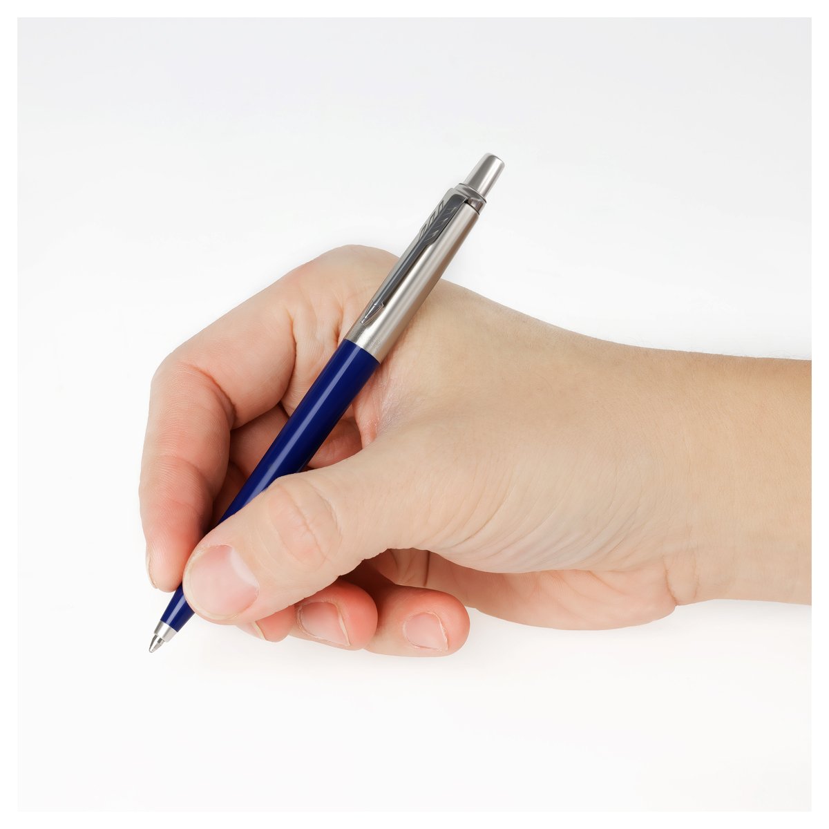 Ручка шариковая Parker «Jotter Originals Recycled Navy CT» синяя, 1.0мм, кнопочн., подарочная упаковка