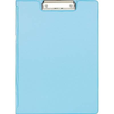 Папка-планшет с зажимом Attache Bright colours A4 голубая с крышкой