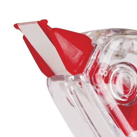 Корректирующая лента BRAUBERG «Red Power», 5 мм х 6 м, в упаковке с европодвесом