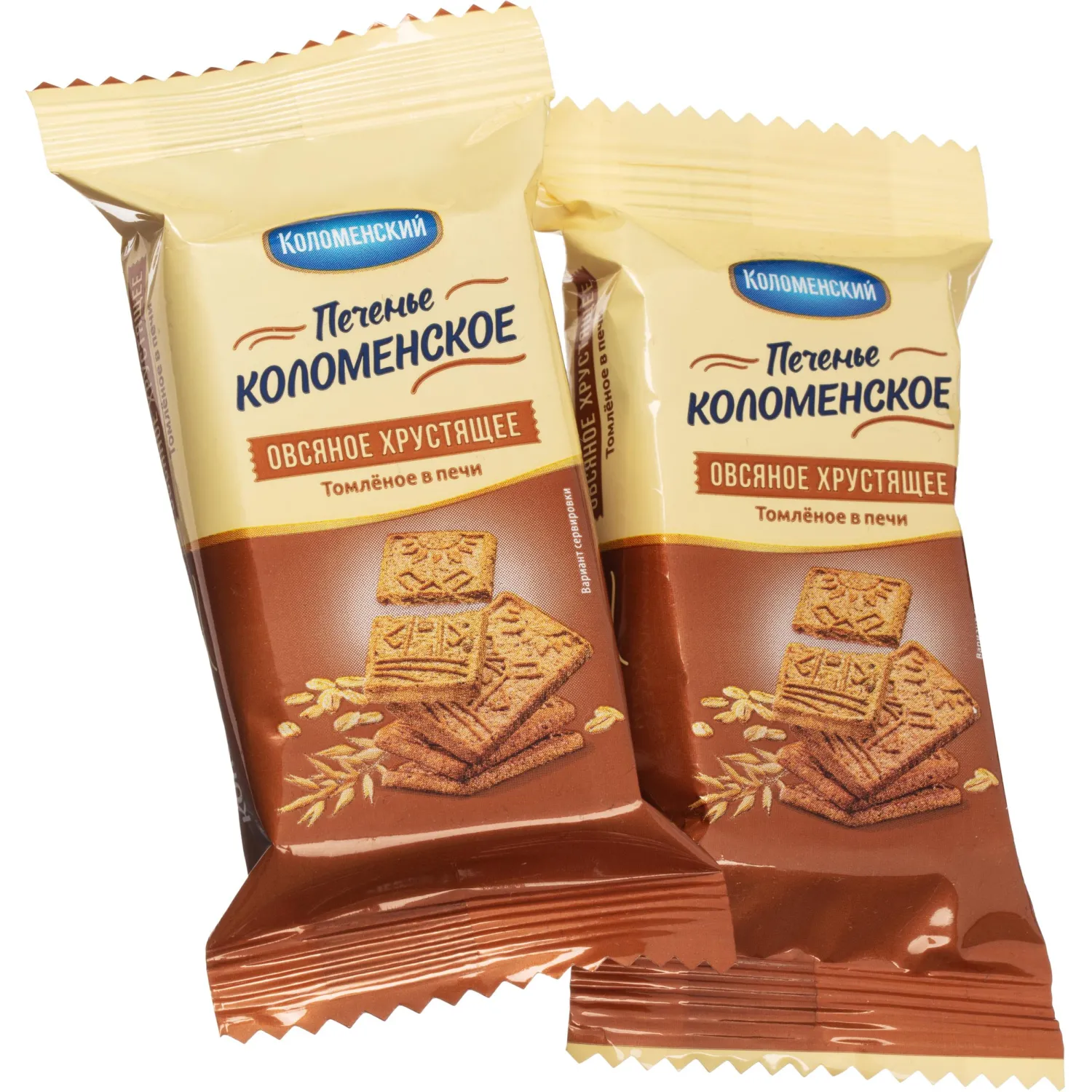 Печенье Коломенское злаковое Овсяное хрустящее томленое в печи, 3.6кг/уп