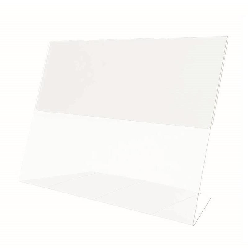 Держатель информации L-образный горизонтальный (40x60 мм, 20 штук в упаковке)