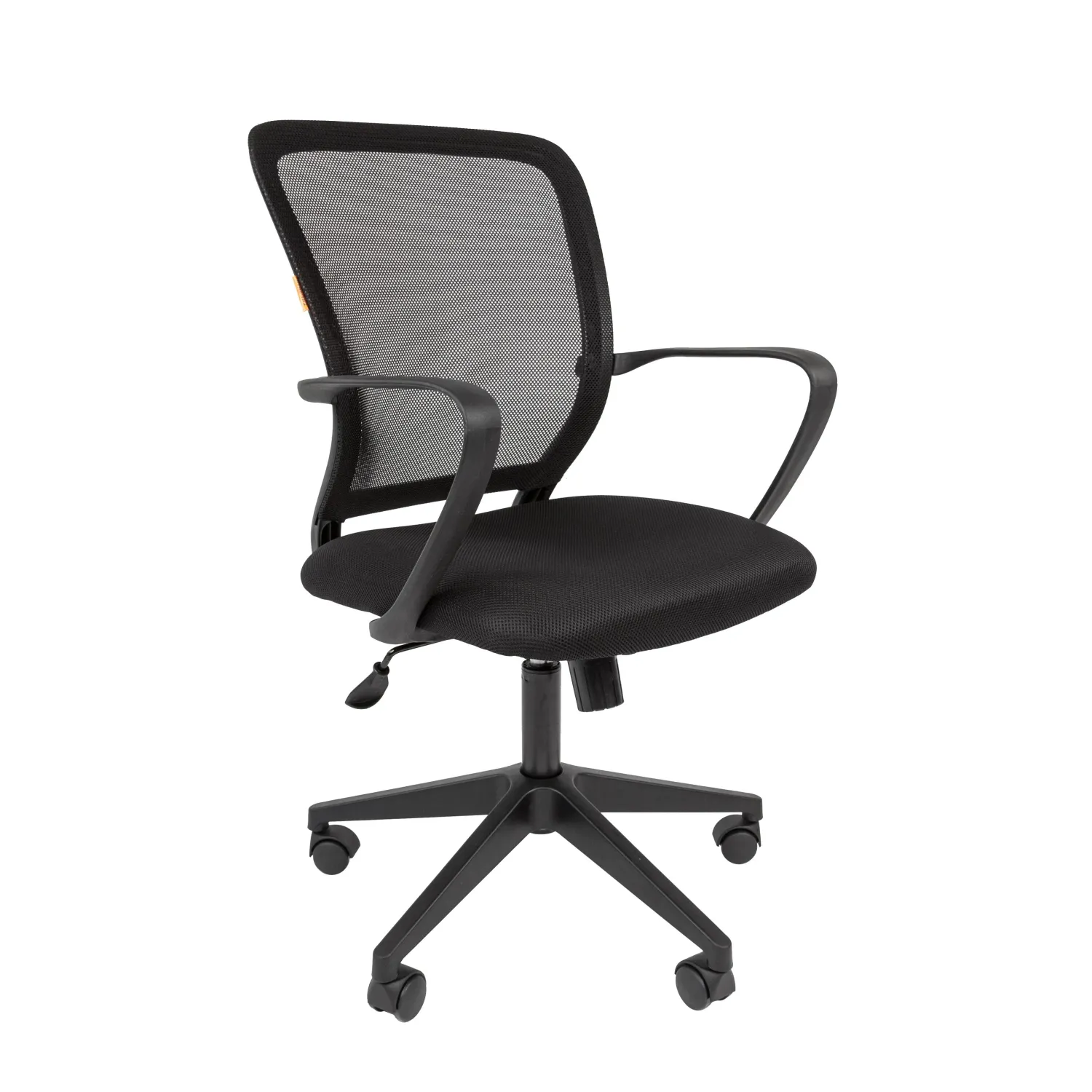 превью Кресло офисное Chairman 698 черное (сетка/ткань, пластик)