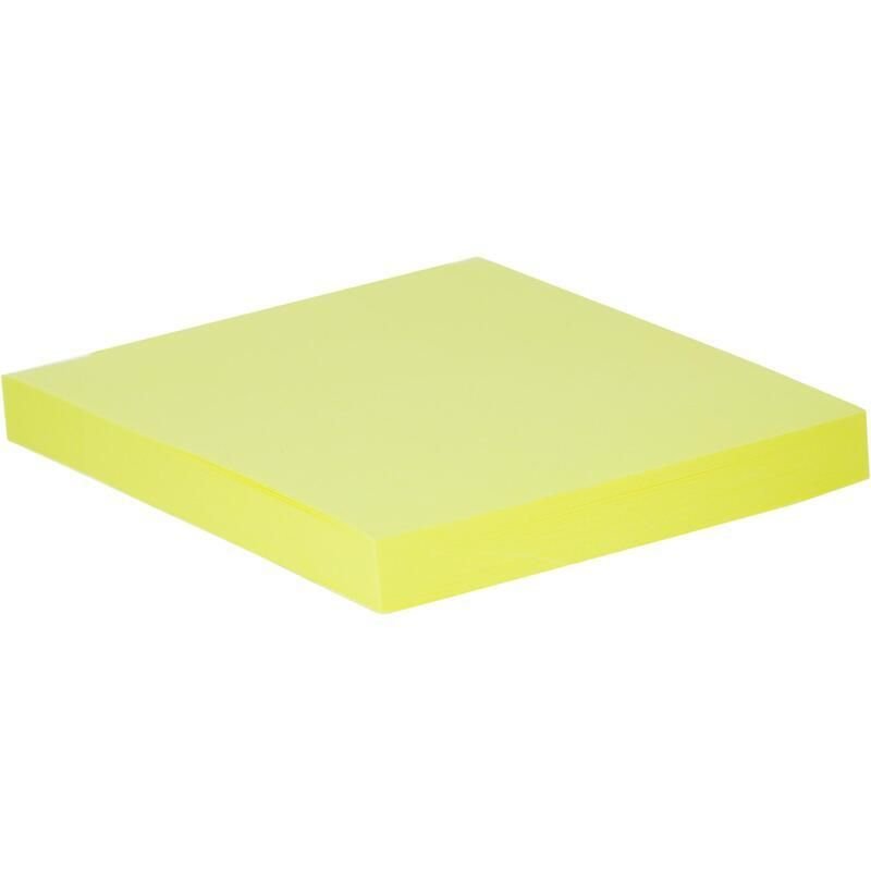 Стикеры Attache Selection Extra с клеев. краем 76×76, неон, желтый 100л