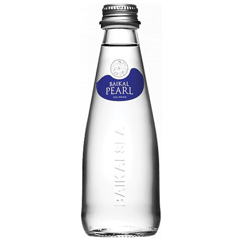превью Вода негазированная минеральная BAIKAL PEARL (Жемчужина Байкала) 0.25 л, стеклянная бутылка