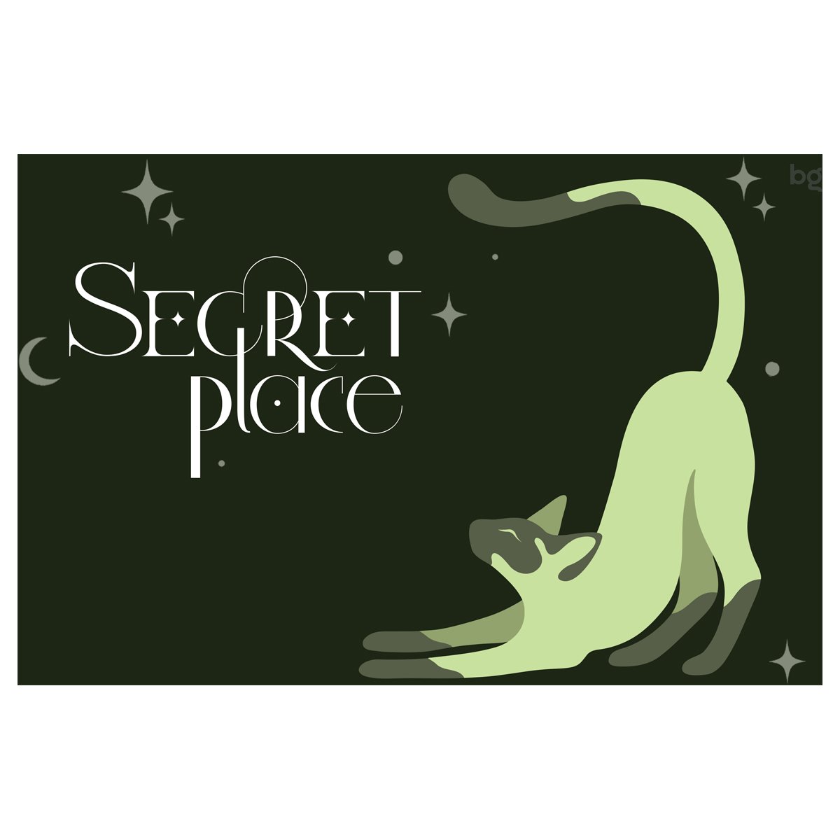 Альбом для рисования 40л., А4, на скрепке BG «Secret Place», выб. лак